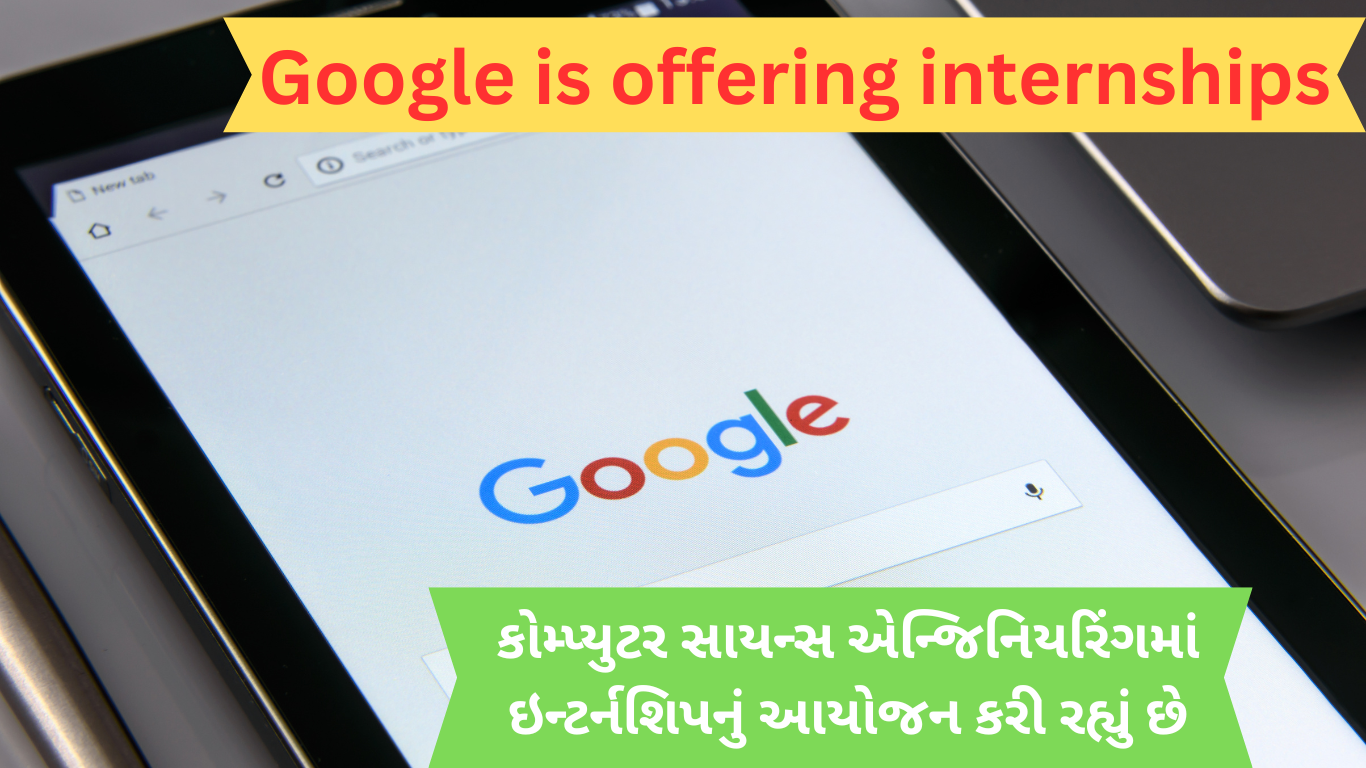 Google is offering internships