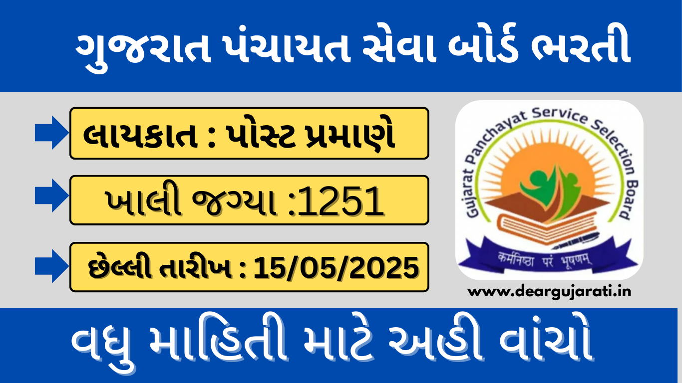 GPSSB Special Recruitment