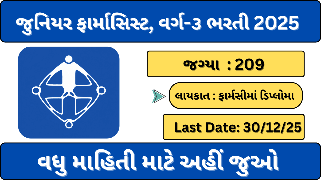 Junior Pharmacist Recruitment 2025